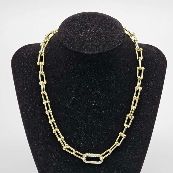 Authentic Louis Vuitton Lock & Key w/ Unbranded Gold Plated Gold Chain Necklace - Picture 3 of 11